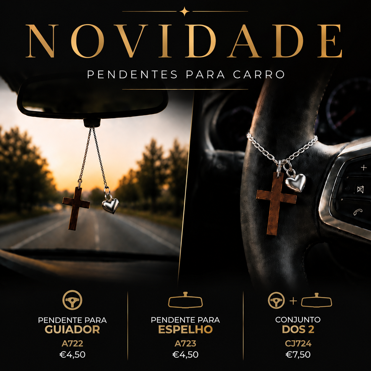 A723, pendente para espelho carro
