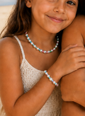 CJ658, conjunto menina colar + pulseira