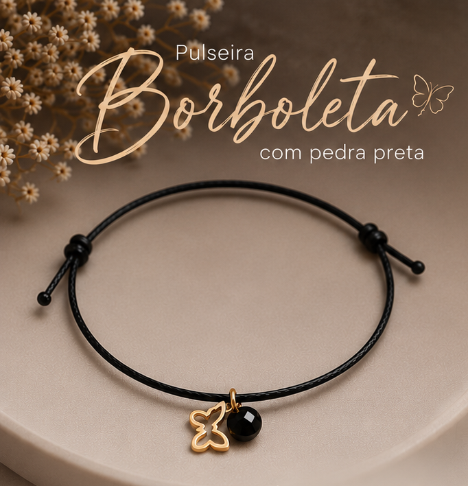 D15- pulseira borboleta