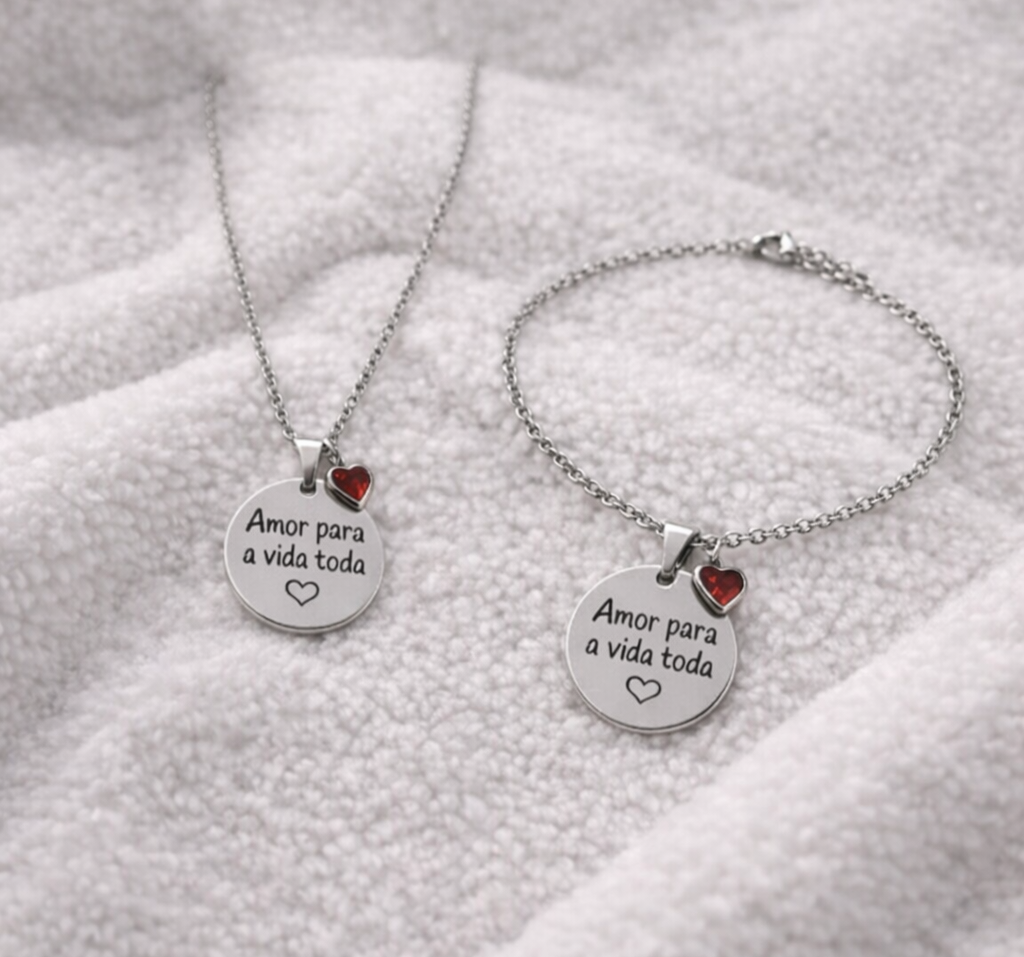 CJ295 - conjunto colar e pulseira