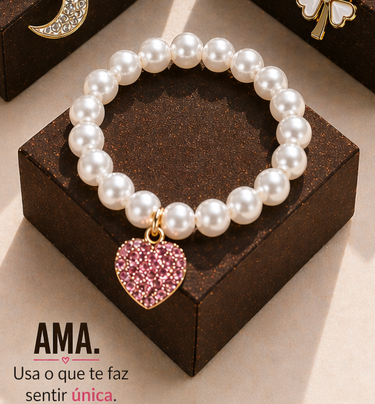 Fav19- pulseira coração