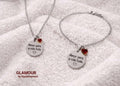 FAV12- conjunto colar e puulseira amor vida toda
