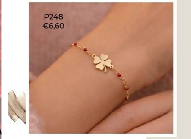 P248 - pulseira trevo