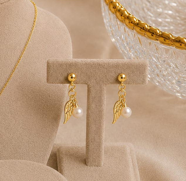 B571- brincos asa anjo