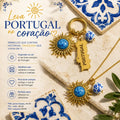 F32, conjunto colar e porta chaves azulejo