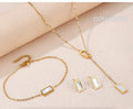 CJ370 - conjunto colar, pulseira e brincos