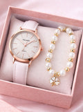 R437 - conjunto relógio e pulseira .  oferta caixa
