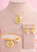 PROMO24 - conjunto colar, pulseira e brincos