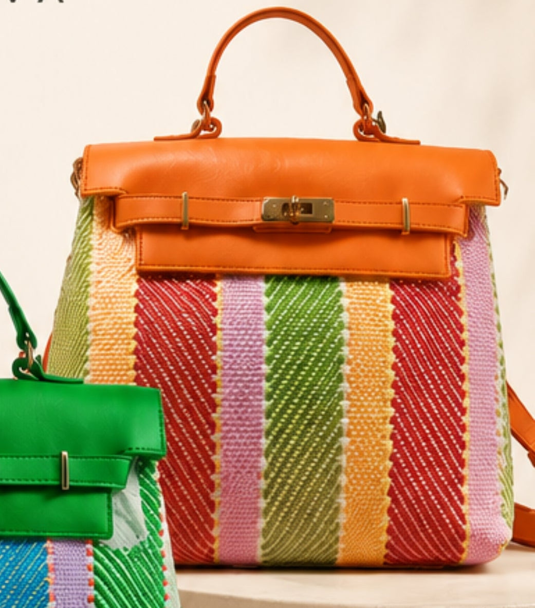 A733, mochila laranja