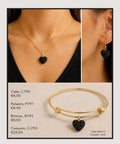 CJ793, conjunto colar, pulseira e brincos