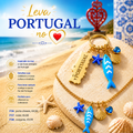 F38, conjunto porta chaves e colar Mar