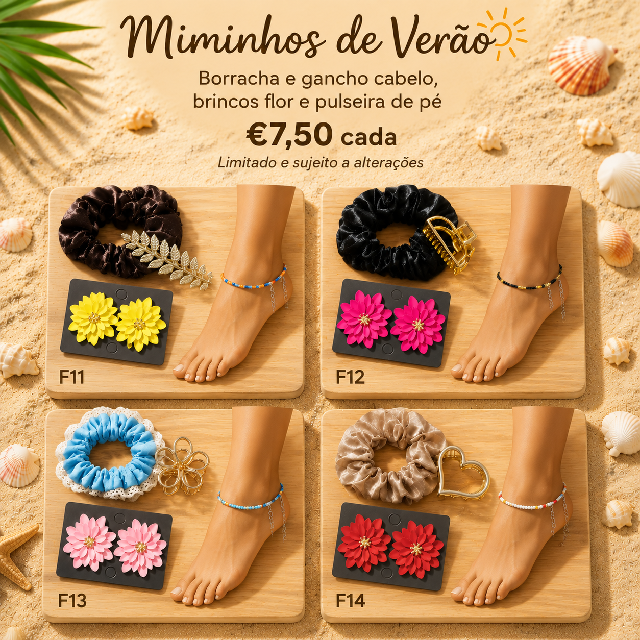 F11, conjunto miminhos amarelo