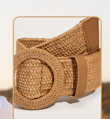 A619- cinto camel